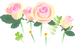 Texture for white anniversary rose flowers on the map in Pikmin Bloom.