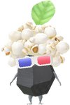 A Rock Movie Theater Decor Pikmin with Popcorn Snack decor from Pikmin Bloom.