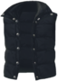 "Down Vest (Black)" Mii outerwear part in Pikmin Bloom. Original filename is icon_of0077_Jac_DownJacket1_c01.