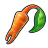 Icon for the Pikpik carrot from Pikmin 4.