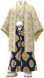 "Hakama Set (Beige)" Mii costume in Pikmin Bloom.