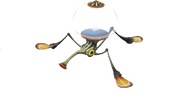 A render of a Skeeterskate from Pikmin 4.