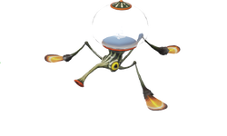 A render of a Skeeterskate from Pikmin 4.