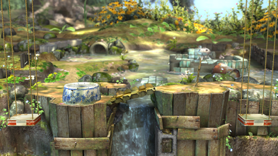 The Garden of Hope stage from the Wii U release of Super Smash Bros. for Nintendo 3DS and Wii U.