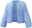 Blue Knit Jacket Mii Part icon in Pikmin Bloom.