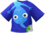 "Blue Pikmin Printed T-shirt" Mii shirt part in Pikmin Bloom. Original filename is icon_of0147_Shi_TStandard1_c15.