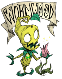 Wormwood from the Don't Starve franchise, a possible reference to Pikmin.