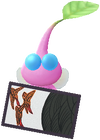 A Winged Special Decor Pikmin with Flower Card (Volume 2) decor from Pikmin Bloom.