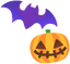 "Face Paint (Pumpkin)" Mii face paint part in Pikmin Bloom.