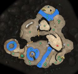 Map for Thirsty Desert, Battle enemies! variant.