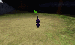 The discovery of the Purple Pikmin in Pikmin 2.