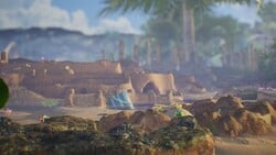 The first shot of the Serene Shores introduction