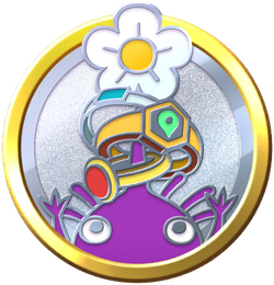 The fourth Decor Pikmin badge from Pikmin Bloom.