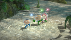 Early screenshot of Alph, Captain Charlie, and Brittany.