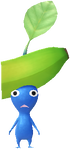 A Blue Supermarket Decor Pikmin with Banana (Rare) decor from Pikmin Bloom.