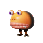 Icon for the Dwarf Bulbear, from Pikmin 4&#39;s Piklopedia.