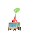 animation of the red pikmin bus decor