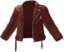 "Faux Leather Jacket (Red)" Mii outerwear part in Pikmin Bloom.