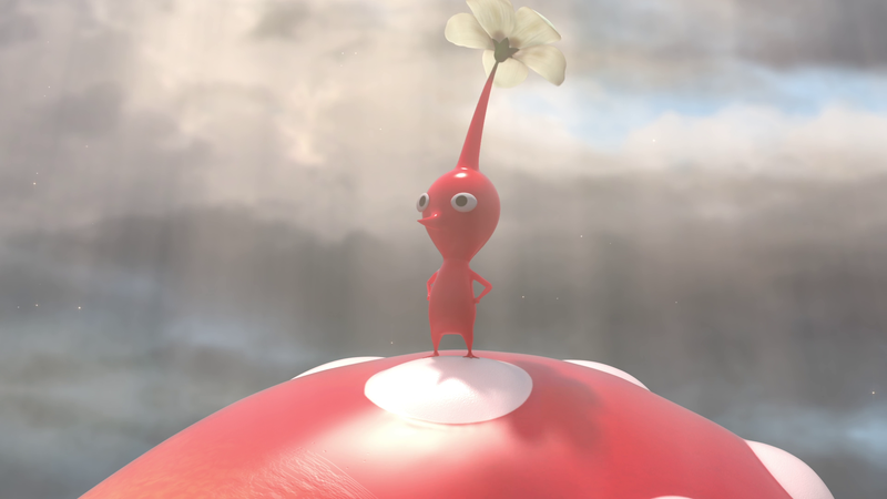 File:PSM Occupational Hazards Red Pikmin On Bulborb.png