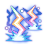 Icon for the Lightning Shock from Pikmin 4.