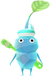 An Ice Pharmacy Decor Pikmin with Toothbrush decor from Pikmin Bloom.