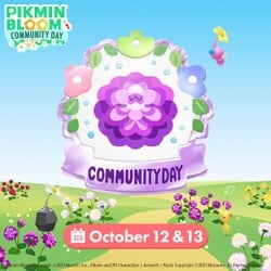 Promotional image for the October 2024 Community Day.