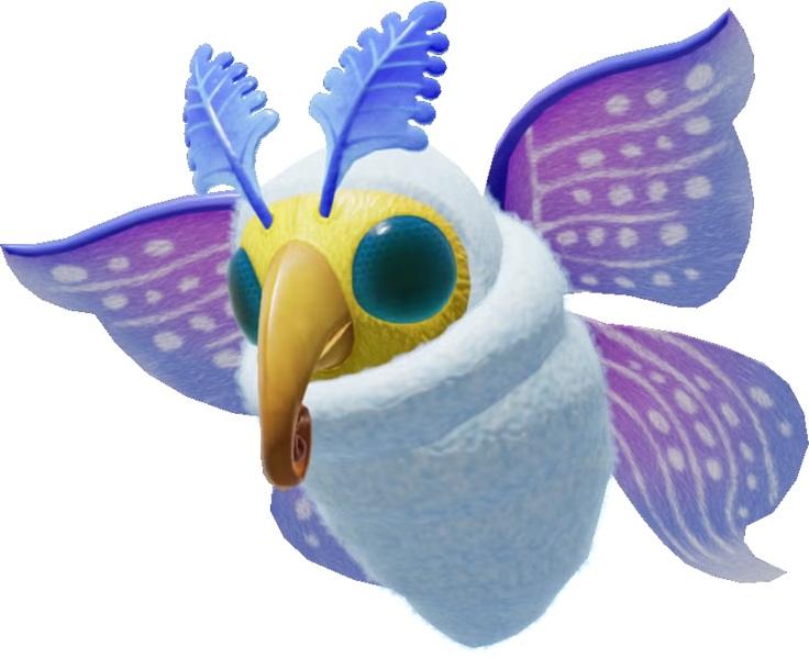 File:Pikmin Garden Snowfake Fluttertail render.png
