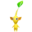 Yellow Pikmin icon in Hey! Pikmin.