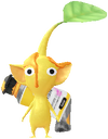 A Yellow Paint Decor Pikmin from Pikmin Bloom.