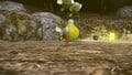 A group of Shearwigs swooping down to attack a Pikmin.