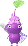 A Purple Pharmacy Decor Pikmin with Toothbrush (Rare) decor from Pikmin Bloom.