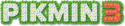 Pikmin 3's official logo. Compare to its original logo.