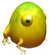 Artwork of a Yellow Wollywog.