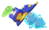 Lifelog artwork of an Ice Special Decor Pikmin with Balinese Carving decor from Pikmin Bloom.