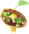 A Yellow Mexican Restaurant Decor Pikmin with Taco decor from Pikmin Bloom.