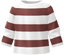 "Striped Shirt (Brown)" Mii top part in Pikmin Bloom.
