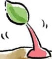 A Red Pikmin sprout as Seen in the "Too Stuck To Pluck" comic.