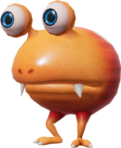 A render of a Dwarf Bulborb from Pikmin 4.