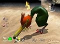 A Pileated Snagret in a sublevel with a sand sink-pit. The only time this happens is in the Hole of Heroes, sublevel 4, but the HUD here mentions sublevel 9.