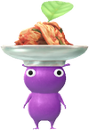 A Purple Korean Restaurant Decor Pikmin with Kimchi decor from Pikmin Bloom.