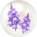 Blue snapdragon nectar from Pikmin Bloom.