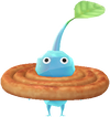 An Ice Special Decor Pikmin with Wurst decor from Pikmin Bloom.