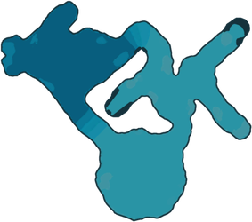 The texture for Kingdom of Beasts Sublevel 1's radar map in Pikmin 4, rotated to face north.