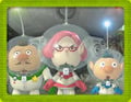 All three leaders from Pikmin 3.