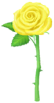 Yellow rose Big Flower icon.