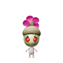 Icon for the Masked White Pikmin, from Pikmin 4's Decopedia.