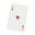 Example Treasure Catalog icon for the Courage Emblem. Note that this is just one of 9 possible icons this treasure can have, as the number of hearts on this card is randomly selected each playthrough.