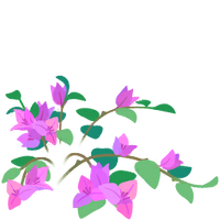 Red bougainvillea flowers icon.png