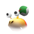 The icon for a Bulbmin in the leaf stage in Pikmin 2 (Nintendo Switch).
