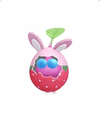 An animation of a Winged Pikmin with a Bunny Egg from Pikmin Bloom